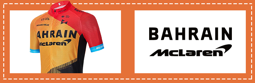 maillot cyclisme Bahrain McLaren